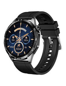 Chytré hodinky Madvell Pathfinder s bluetooth voláním černá s silikonovým řemínkem