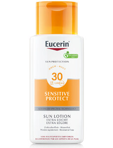 Eucerin Extra lehké mléko na opalování Sensitive Protect SPF 30 (Extra Light Sun Lotion) 150 ml