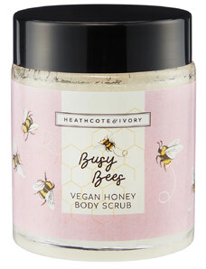 Tělový peeling Heathcote & Ivory Busy Bees – růže a med, 110 g