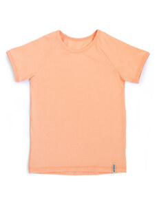 Crawler Organická bavlna tričko krátký rukáv dětské Meruňková