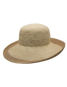 Mayser Panamský klobouk - Cloche s širší asymetrickou krempou - Sally - UV faktor 80