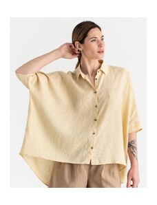 Magic Linen Lehká lněná košile HANA v krémové barvě vel. L/XL