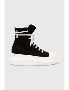 Kecky Rick Owens Woven Shoes Abstract Sneak pánské, černá barva, DU01D1840.CBES1.911