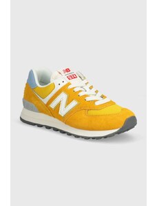 Sneakers boty New Balance 574 žlutá barva, WL574YJ2