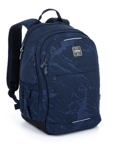 Studentský batoh Modré žíhání Topgal RUBI 24033