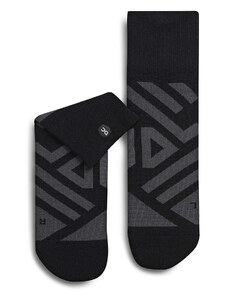 Pánské ponožky On Performance Mid Sock Black/ Shadow