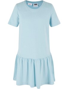 Urban Classics Kids Dívčí šaty Valance Tee Dress - modré