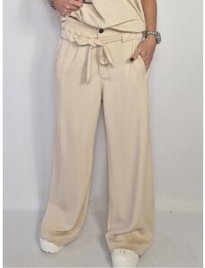 Béžové široké kalhoty BLM