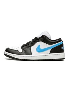 Jordan 1 Low Black University Blue White (Women's)