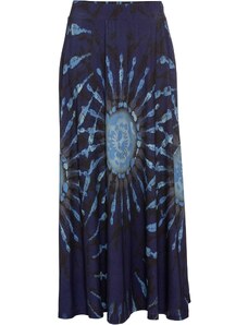 bonprix Batikovaná sukně Modrá