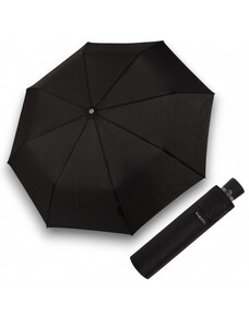 Bugatti Bugatti Fiber take it grey /dámský skládací deštník, černá, plná barva