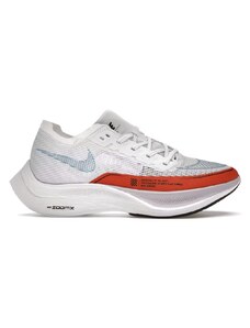 Nike ZoomX Vaporfly Next% 2 White Laser Blue Rush Orange