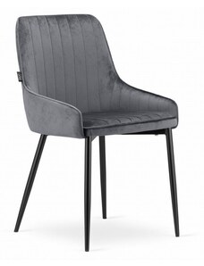 modernHOME Sada moderních židlí MONZA 4ks šedá