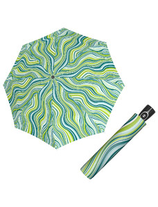 Doppler Magic Fiber FRESH - dámský plně automatický deštník zelená