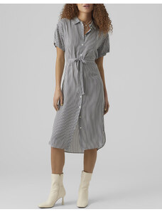 VERO MODA VMBUMPY SS CALF SHIRT DRESS WVN GA NOOS