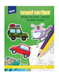 MFP Paper s.r.o. omalovánky A4 Dopravní prostředky 210x276mm/32 5301147