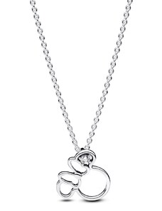 PANDORA Krátký náhrdelník Disney Silueta Minnie Mouse