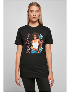 Merchcode Ladies Dámské tričko Whitney Houston WWW černé