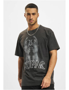 MT Upscale Tupac Up Oversize Tee dřevěné uhlí