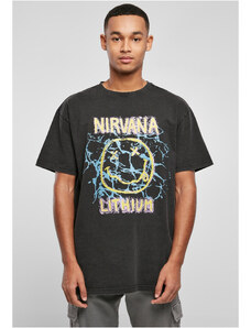MT Upscale Pánské tričko Nirvana Lithium - černé