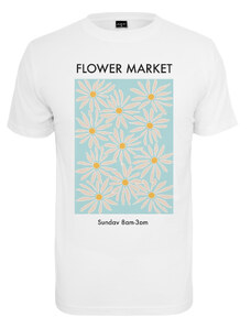 MT Ladies Dámské tričko z květinového trhu bílé