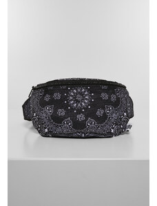 Urban Classics Accessoires Bandana Print Hip Bag černá