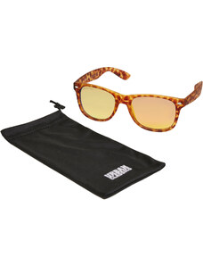 Urban Classics Accessoires Sluneční brýle Likoma Mirror UC hnědé leo/oranžové