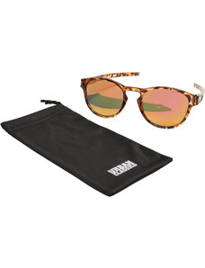Urban Classics Accessoires 106 Sluneční brýle UC hnědé leo/oranžové