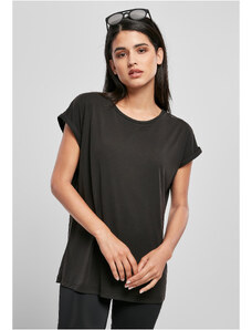 UC Ladies Dámské modální tričko s prodlouženým ramenem černé
