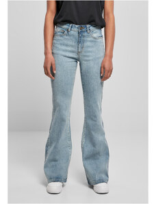 UC Ladies Dámské džínové kalhoty s vysokým pasem - světle modré