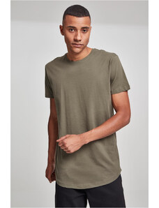 UC Men Dlouhé tričko ve tvaru olivy