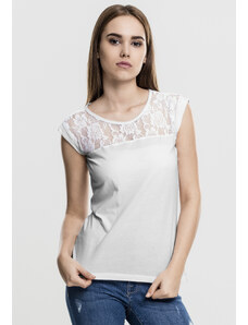 UC Ladies Dámské tričko Top Laces bílé