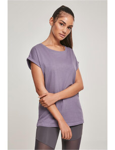 UC Ladies Dámské tričko s prodlouženým ramenem prachově fialové