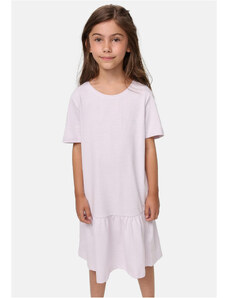 Urban Classics Kids Dívčí šaty Valance Tee Soft Lilac