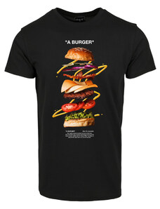 MT Men Černé burgerové tričko