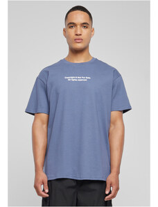 MT Upscale Oversize tričko s otisky prstů, vintage modré