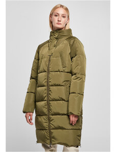 UC Ladies Dámský kabát s vysokým krkem, olivový