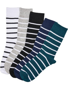 Urban Classics Accessoires Ponožky s malými proužky 5-balení zimní barvy