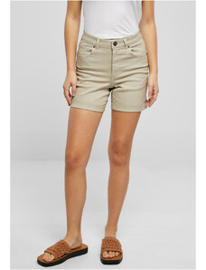 UC Ladies Dámské barevné strečové džínové šortky softseagrass