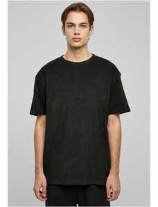 UC Men Oversized ručníkové tričko černé barvy