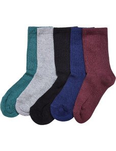 Urban Classics Accessoires Sportovní dětské ponožky 5-balení zimní barvy
