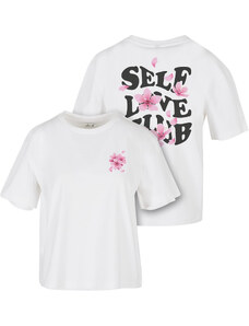 Miss Tee Bílé tričko Self Love Club
