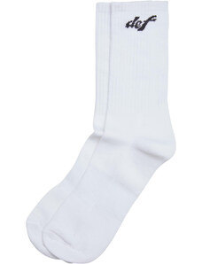 DEF Pastelové ponožky bílé