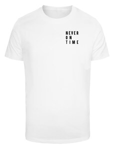MT Ladies Pánské tričko Never On Time - bílé