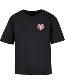 Miss Tee Dámské tričko Heart Cage - černé