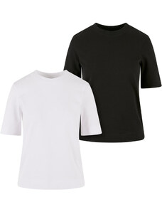 UC Ladies Dámské tričko Classy Tee 2 Pack bílé+černé