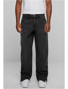UC Men Pánské džíny Heavy Ounce Straight Fit Zipped - černé