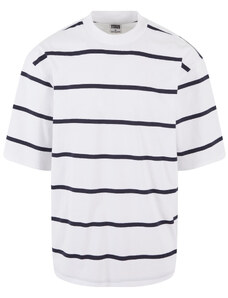 UC Men Pánské tričko Oversized Sleeve Modern Stripe - pruhované