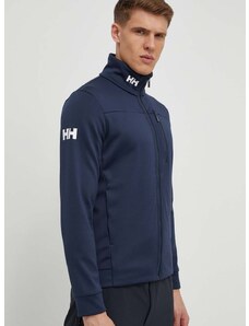 Sportovní mikina Helly Hansen Crew Fleece tmavomodrá barva