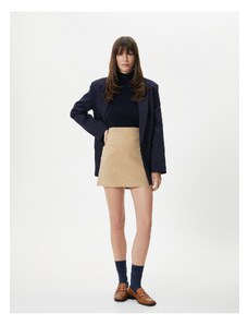 Koton Stoned Mini Skirt Standard Waist Tight Fit A Cut